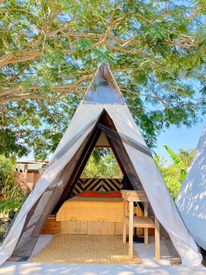 Glamping Tepeyollotl Otel Troncones Dış mekan fotoğraf